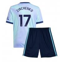 Maglia Calcio Arsenal Oleksandr Zinchenko #17 Terza Divisa Bambino 2024-25 Manica Corta (+ pantaloncini)